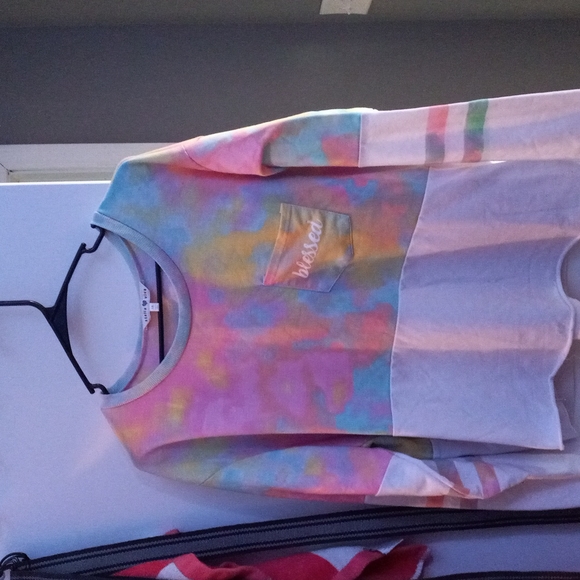 Tie Dye Stella Viva crop top 3X - Picture 1 of 4